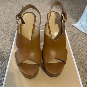 Tan Michael Kors heels